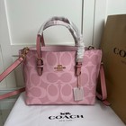 Womens Coach Mollie Tote Bag 25 In Signature Canvas Cal50 Outlet New Handbag