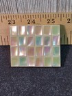 Vtg Volupte  1950s Mother Of Pearl Compact  make-up Kit With Gold-tone Base
