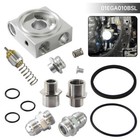 Thermostatic Oil Cooler Filter Sandwich Plate Adaptor 3 4 -16unf M20x1 5 10an