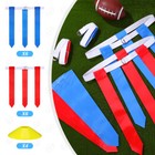  16 Pcs Rugby Training Kit Child Man Football Set Adjustable Flag Accessories