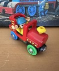 Brio Wooden Train Red Engine With Different Colored Wheels   Driver  Thomas 