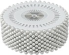 480 Pcs Round Pearl Head Sewing Pins Straight 1 5 Inch White Diy Craft