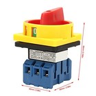 32a Rotary Switch  3 Pole 2 Position Disconnect Switch  Rotary Cam Selector
