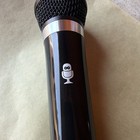 The Singing Machine Smm107 Vhf Wireless Handheld Karaoke Mic On off Black silver