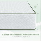 Crib Mattress  Dual-sided Comfort Baby And Toddler Mattress With Gel Memory F   