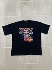 Vintage Harley-davidson The Great American Hog 3d Black T-shirt Size Xl Korea