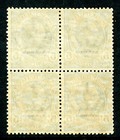 Italy 1924 Colony Eritrea  5   Green Block Of 4 Scott  90 Mnh T550