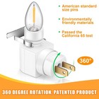 8 Sets Night Light Base  360   Plug In Night Light Module  Rotating Night Ligh   