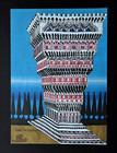 Pedro Friedeberg Signed Print   Surreal Art   Framed Collector Piece