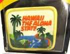Vintage Hawaii The Aloha State Patch Hawaiian Islands Travel Souvenir Nip Nos