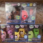 Funko  Pop Mystery Box- 5 Pops-digital Chase Gitd Flocked Exclusive Wondercon Le