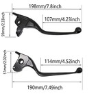 New Brake   Clutch Levers For Harley Night Rod Special Vrscdx Vrscd 2006-2017