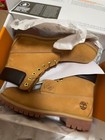 New Timberland 6 Inch Boot Wheat Nubuck Premium Tb010061-713 Men s Sz 8-10 5