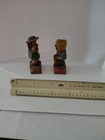 Vintage Anri Wood Carved Figurine Couple