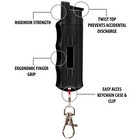 Burn Pepper Spray Self Defense Police Strength 1 2 Oz With Keychain Black
