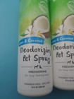 3 X Tropiclean Lime   Coconut Deodorizing Pet Spray  8oz Each  Break Down Odors