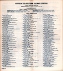 Norfolk And Western Railway  April  1966  Train Timetable