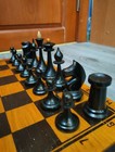 Vintage Wooden Chess Set Soviet Ussr   261 