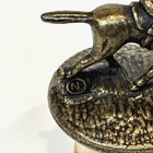 Blanton s Bourbon Whiskey Bronze Bottle Stopper 2nd Letter N - Racehorse Jockey