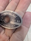 Vintage Slingerland Niles Illinois Drum Badge Serial  479442 Original Usa