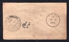 India Rayavaram Trichinopoly 1913 Cover To Muar Malaya Via Singapore Postage Due