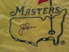 Jack Nicklaus Signed Auto Undated Authentic Masters Golf Flag Psa dna Augusta