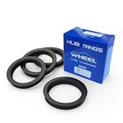  Hub Centric Rings  73 1 To 66 6  Set Of 4  Abs Plastic Od73 1--id 66 56mm