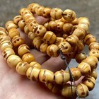 Vintage 108 Bead Buddhism Tibetan Yak Skull Meditation Prayer Mala Necklace