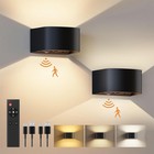 Motion Sensor Led Wall Sconces  Staircase Motion Sensor  Rechargeable  3 Colors