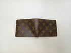Louis Vuitton Lv Brown Monogram Leather Multiple Bifold Mens Wallet Pre Owned