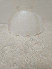 Vintage Art Deco Floral Design Satin Frosted Glass Lamp Light Shade No Cracks