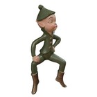 Vintage 1950s Holland Mold Boy Pixie Elf Fairy Figurine Shelf Sitter 5 5    Rare 