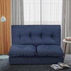 Floor Couch And Sofa Fabric Folding Chaise Lounge Navy Blue Living Room Couch