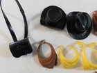 Marx Johnny West Accessories Cowboy Hats Bugle Neck Scarfs Canteen Spurs Stirups