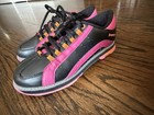 Brunswick Raven Bowling Shoes Women   s 7 5 Black Pink Orange Flexslide L-021