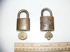  8  Vtg Padlock Lot Corbin   Fraim   Wb Bohannon Some With Keys