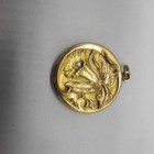 Antique Wightman Hough Gold Filled Locket Art Nouveau Orchid Floral