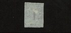 1859-63  Hawaii  1c Blk On Grayish Numeral Inter-island Sc 15  Mint Ng  Rare 