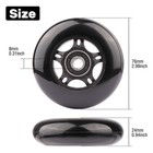 Wheelgoo 2-pack Pu Luggage Suitcase Replacement Wheels Repair Kit 76 24mm