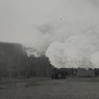 Vintage Steam Locomotive Freight Train Valley Photo 4x5 B w Gelatin Original