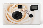 10 Wedding Disposable Cameras   Tent Cards 27 Exp Iso 400 Color Film With Flash