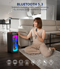 Karaoke Machine For Adults  Portable Bluetooth Speaker With 2 Wireless Microphon