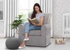 Delta Children Benbridge Glider Swivel Rocker Chair  Dove Grey With Soft Grey   