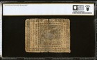 1776 American Revolution  1 Continental Currency  Colonial Banknote Cc-23  Pcgs