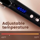 5 In 1 Curling Wand Set Interchangeable Ceramic Iron Rose Gold Styling Kit