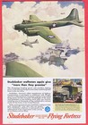 1943 Wwii Ad   Studebaker Flying Fortress With Devastating Bombing Power