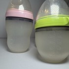 Comotomo 5 Baby Bottles 8oz 5oz Ounce Sealed Replacement Nipples Medium Flow Lid