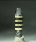 Pre-1800s Indi tibetan Old Agate Stripes Dzi Bead 14 58mm