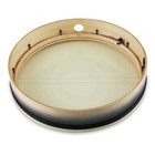 Latin Percussion 18 X 4  Tunable Bendir Frame Drum - Black Fade