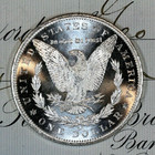 1884-cc Dmpl Solid  Gem Bu Ms Morgan Silver Dollar from Original Bank Bag